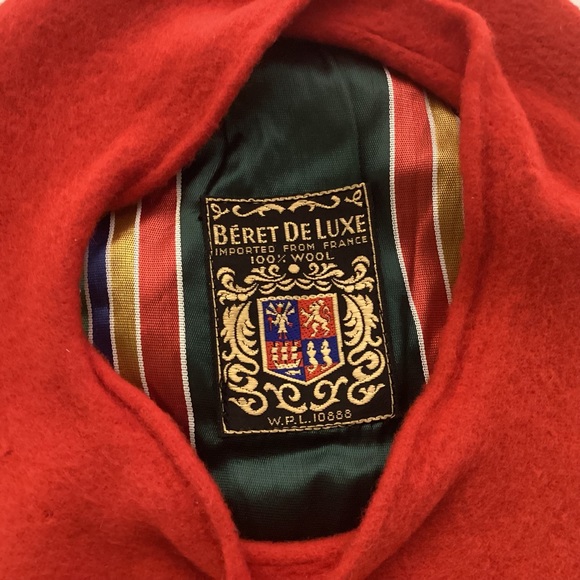 Vintage Beret Deluxe Wool Beret Hat imported form France - Picture 4 of 8